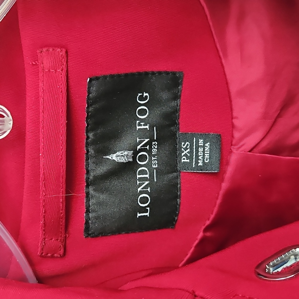London Fog Jacket w/ removable hood - Picture 2 of 6